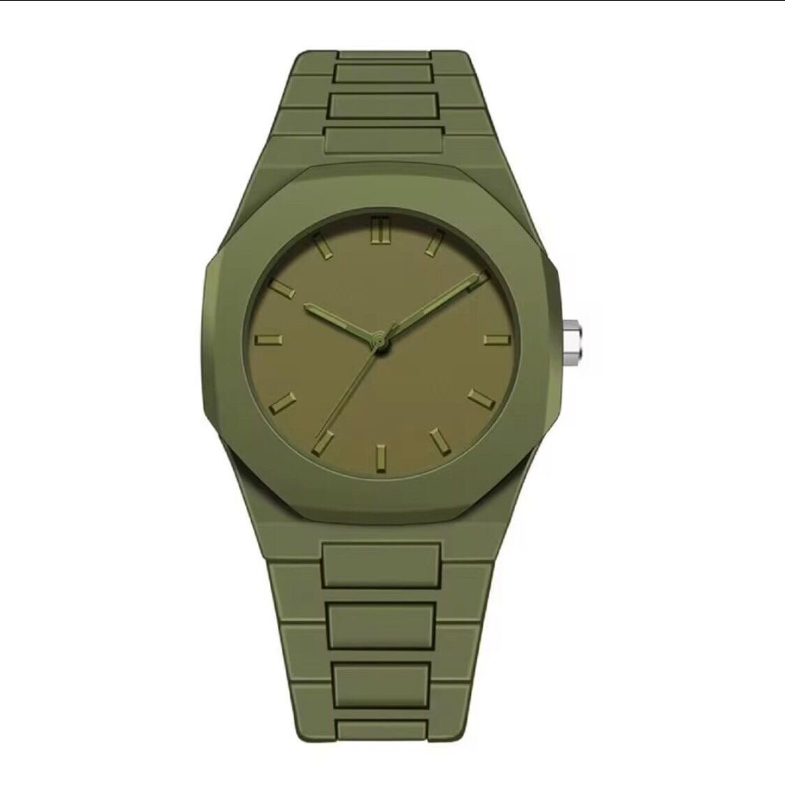 Montre verte élégante