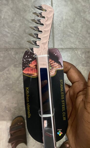 Pince à viande en acier