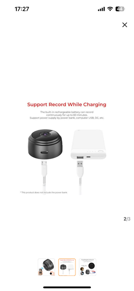 Mini caméra discrète A9 wifi