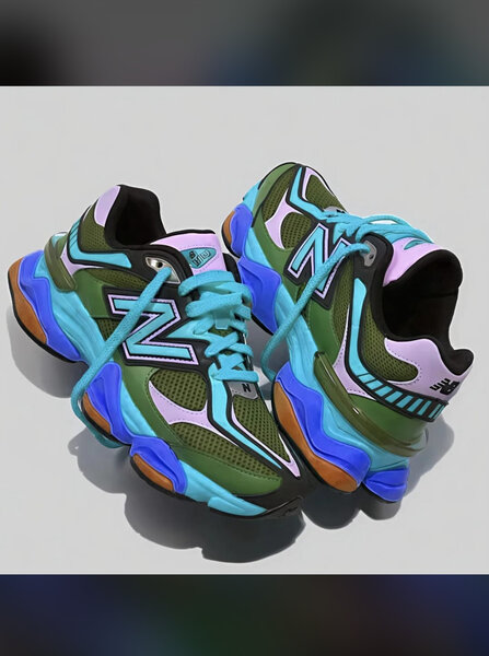 Sneakers multicolores tendance