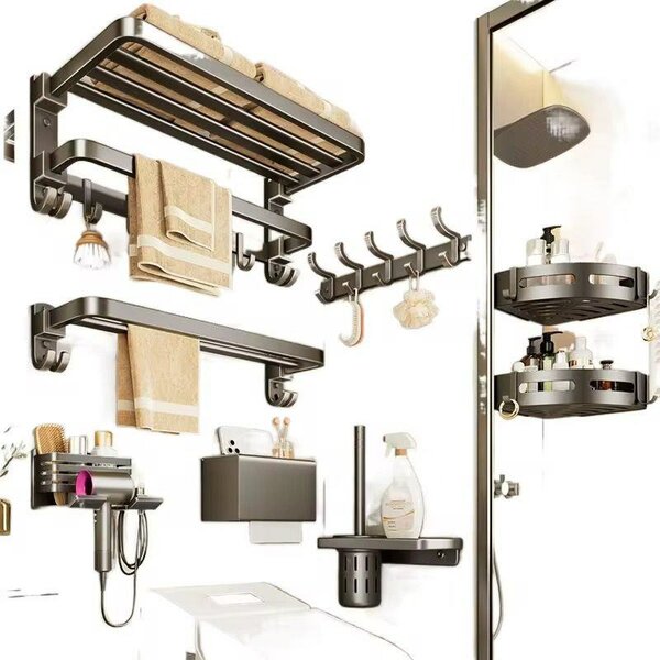 Étagères de salle de bain murales