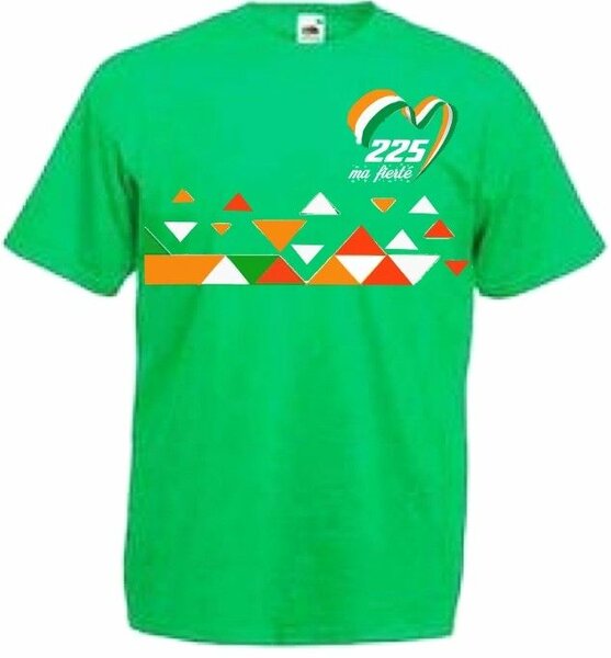 T-shirt coloré Côte d'Ivoire