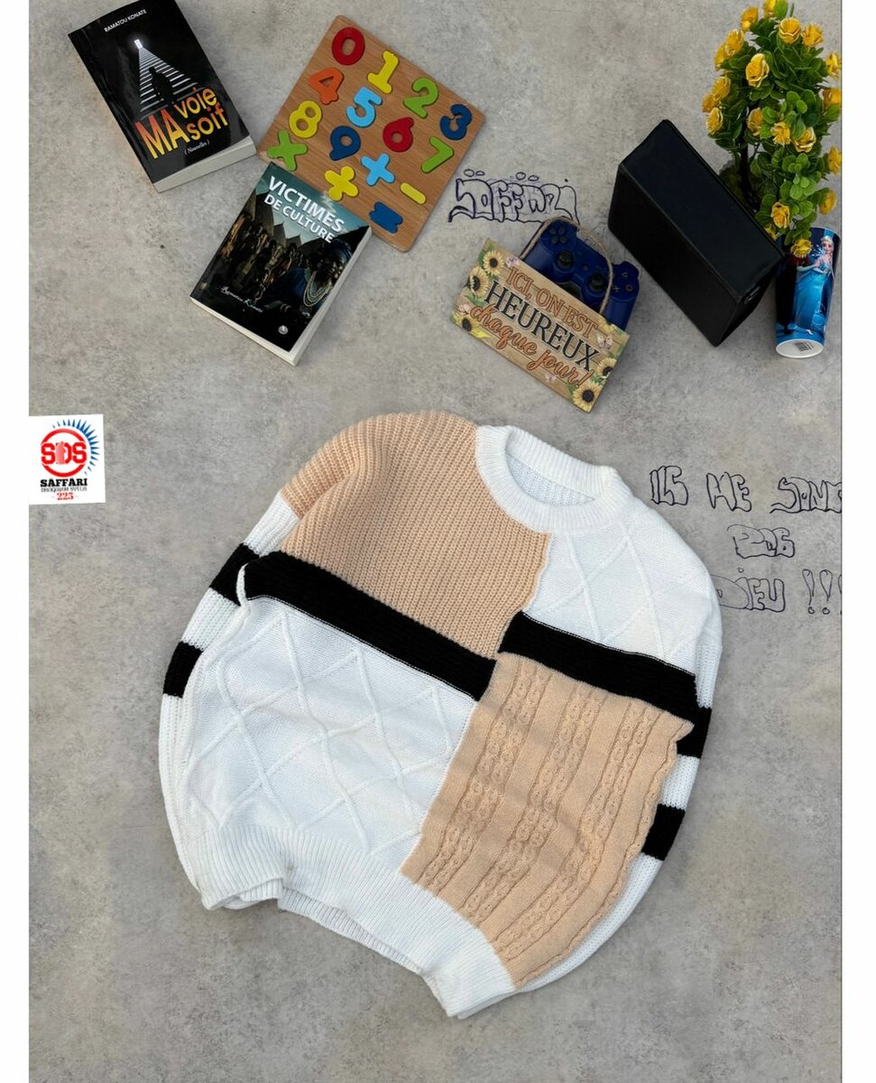 Pulls en maille patchwork