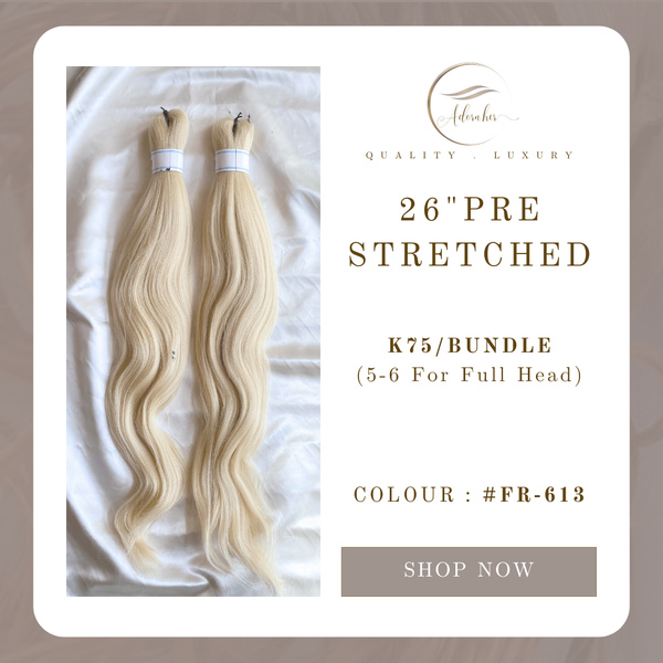 26 inch Prestretched - Colour #FR-613