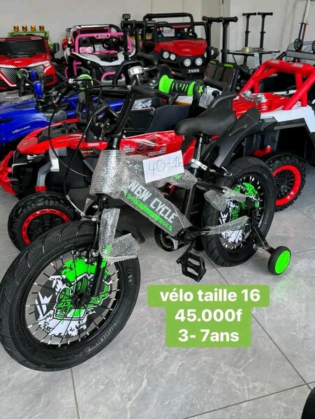 Vélo Enfant 16" avec Stabilisateurs