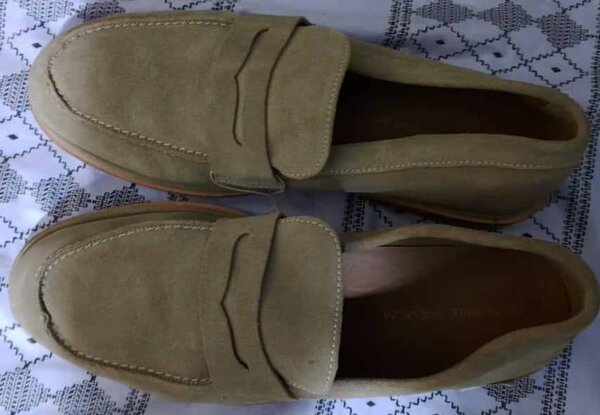 Mocassins en daim Monoprix