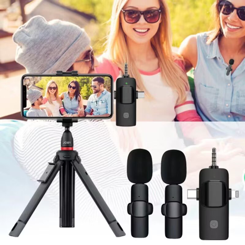 K15 Wireless Lavalier Microphone - Clear Audio for Presentat