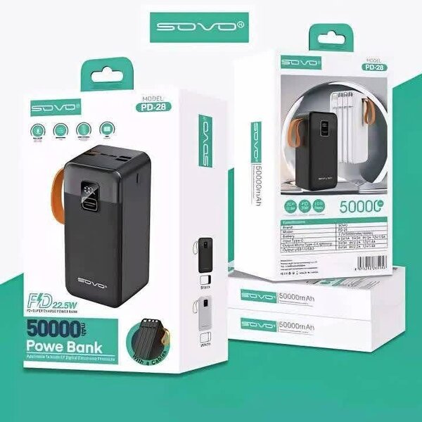 Batterie externe 50000mAh SOVO