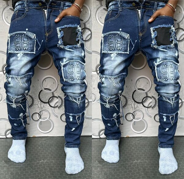 Jeans décontractés homme tendance