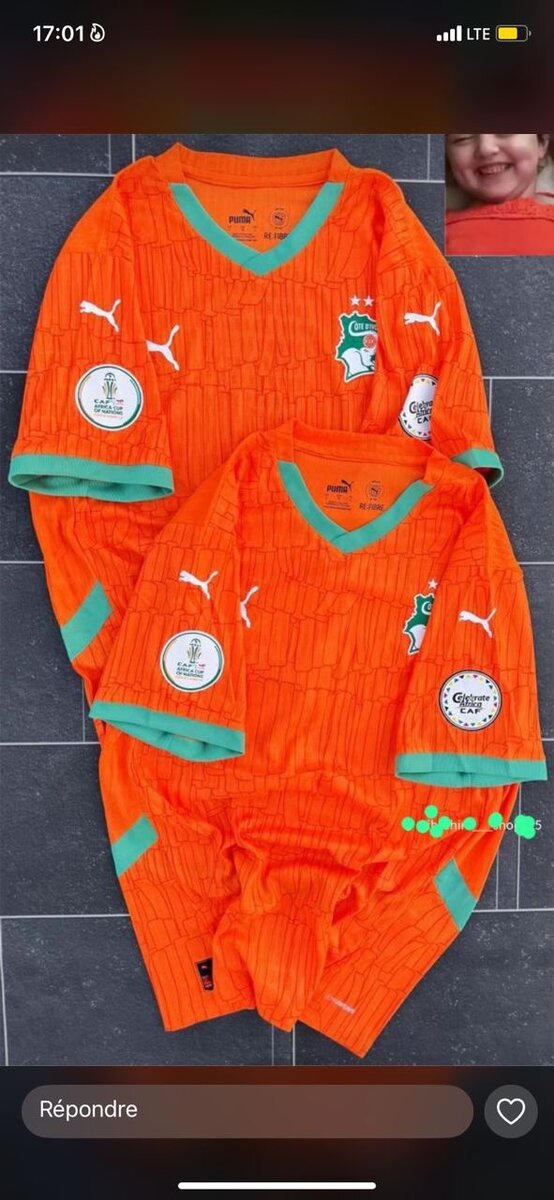 Maillot Côte d'Ivoire