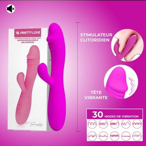 Vibromasseur Rechargeable rose