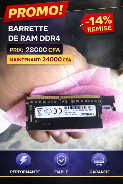 Barrette de RAM DDR4 Fiable