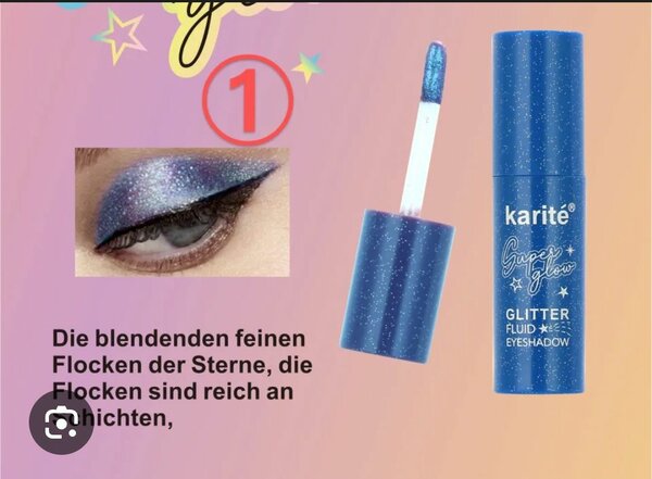 Ombre à Paupières Liquide Pailletée Karité