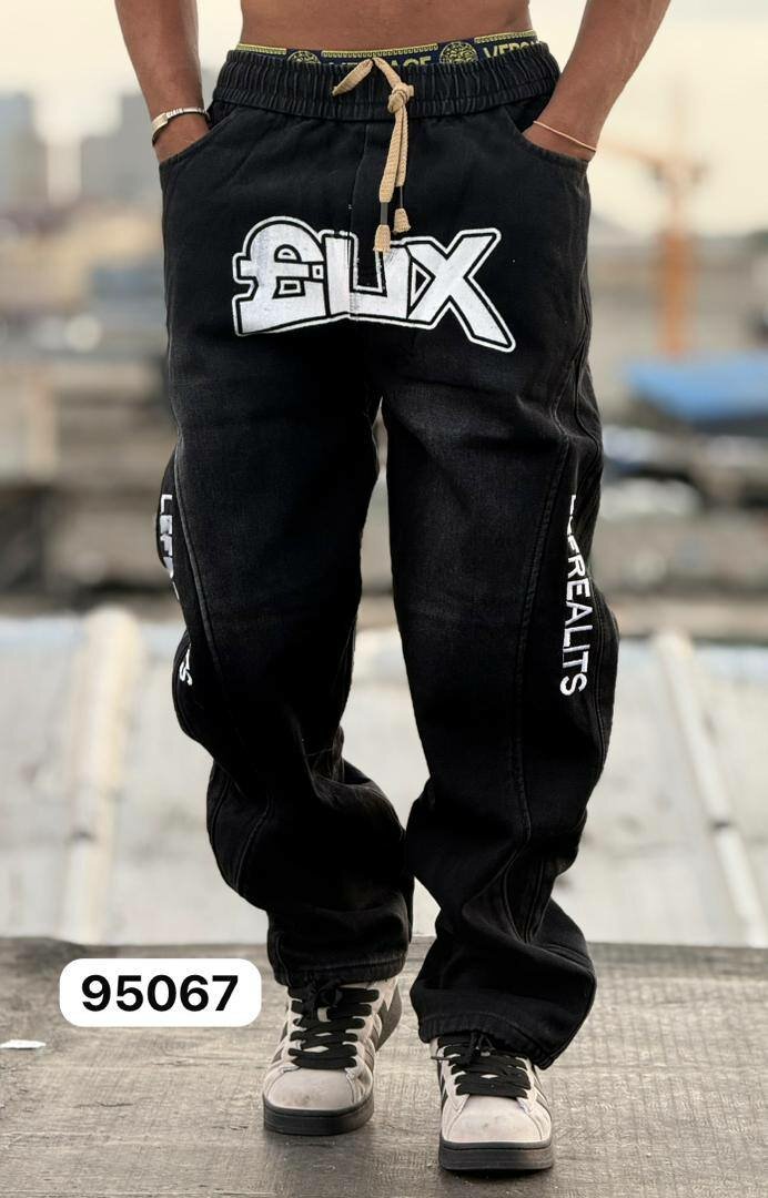 Pantalons jogger noirs homme