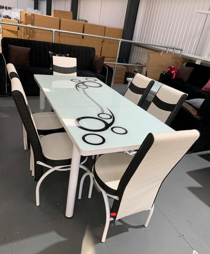 Ensemble de salle à manger design moderne