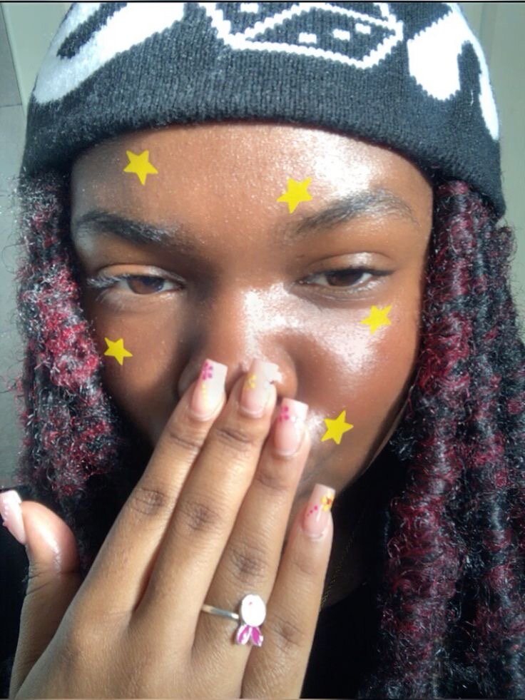 Stickers étoiles pour visage