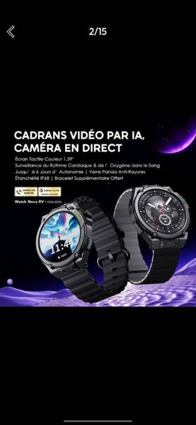 Montre Connectée IA ORAIMO