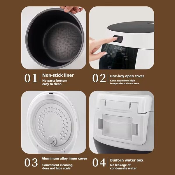 6L Large Capacity Digital Rice Cooker