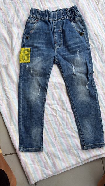 Shorts en denim gris