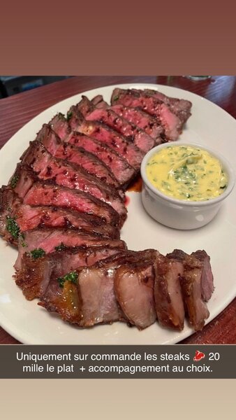 Steak et pure de pomme terre