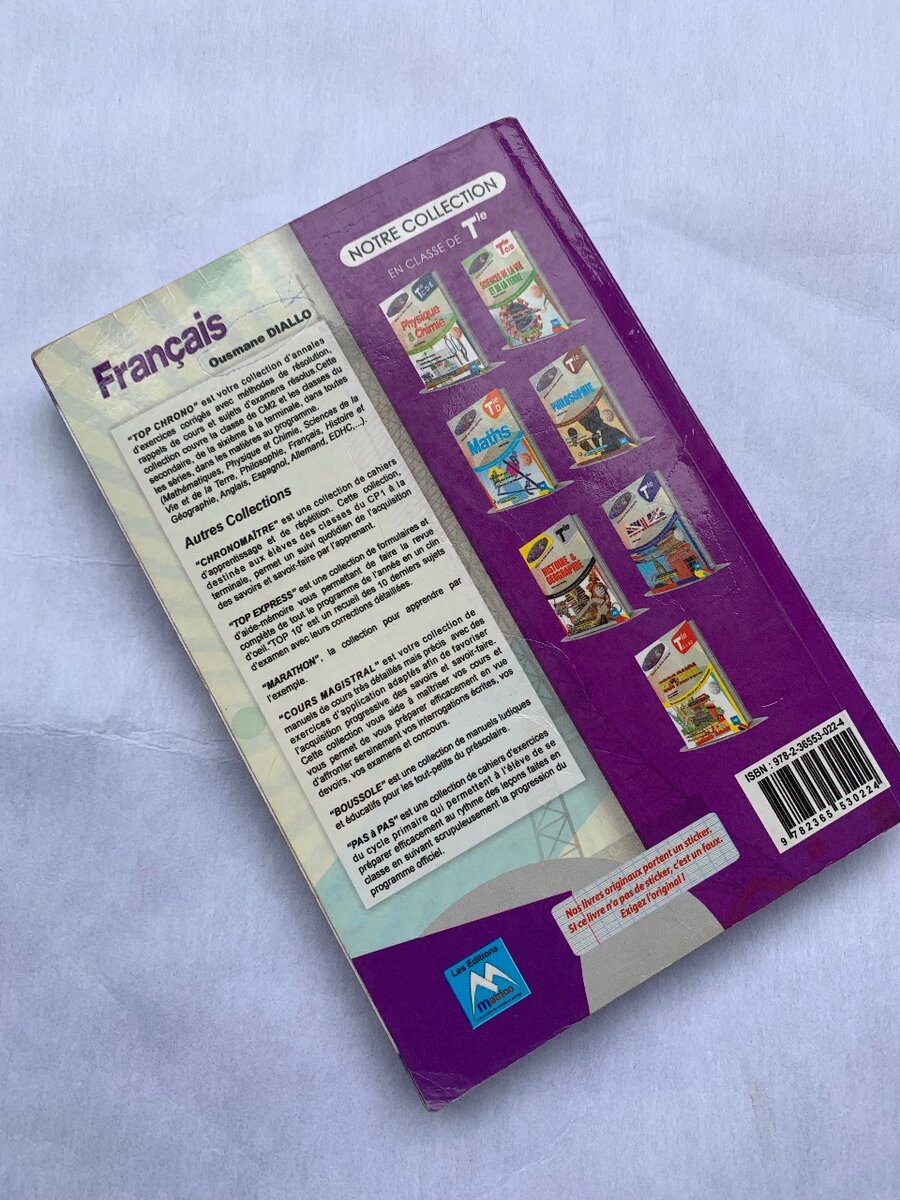 Manuel Scolaire Français Terminale