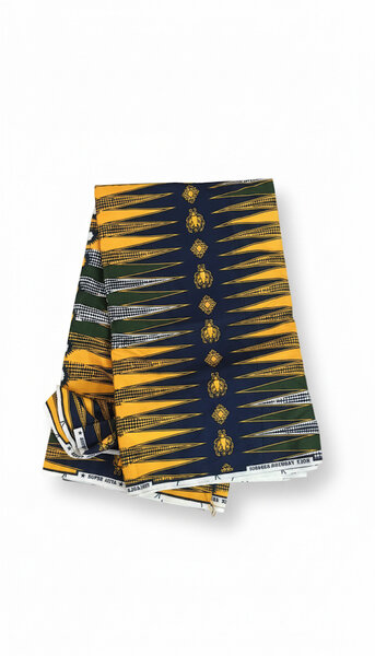 Pagne Wax Africain Jaune