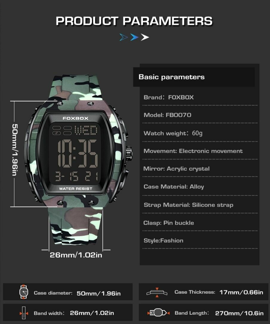 Montre FOXBOX B0070-1