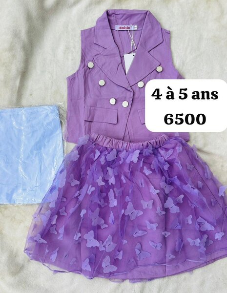 Ensemble fille élégant violet