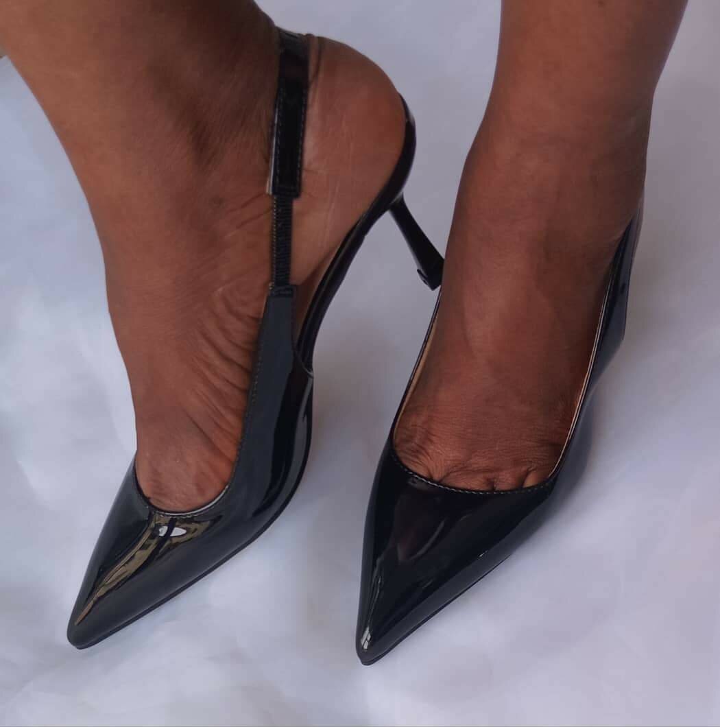 Escarpins élégants en cuir verni
