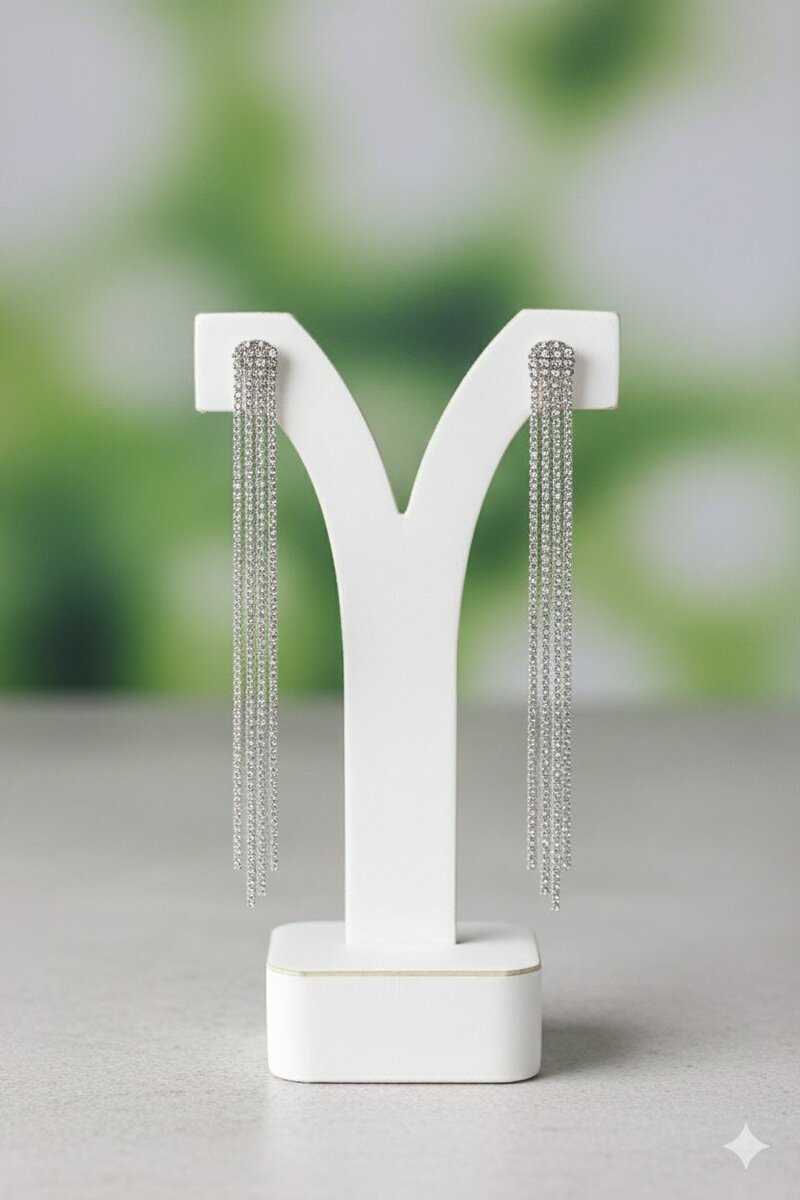 Joli Boucle d'oreille pendante