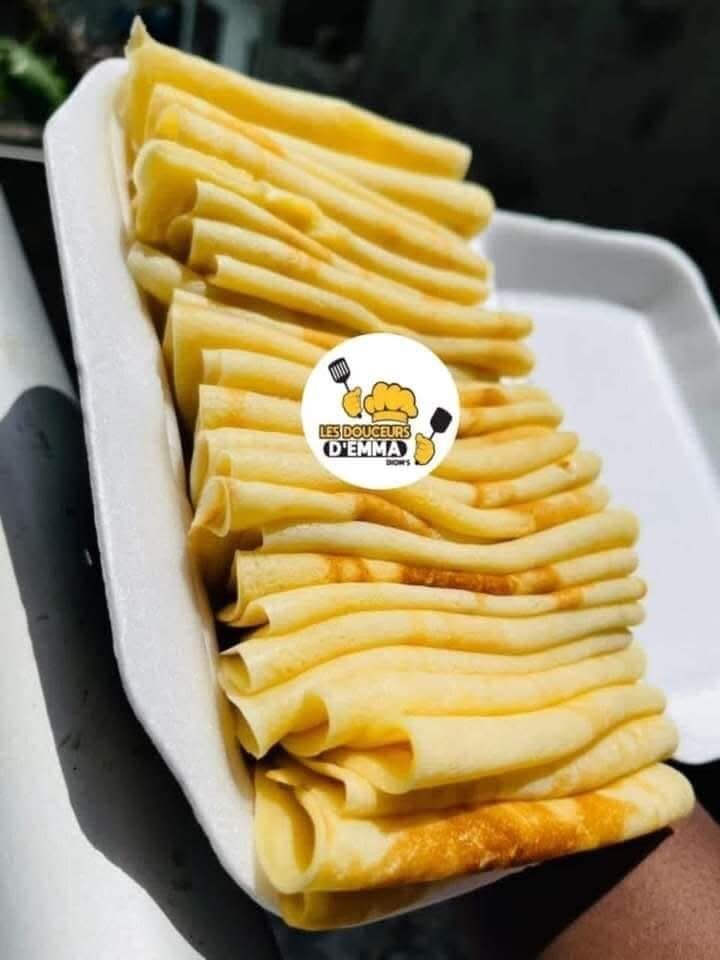 Crêpes fraîches savoureuses