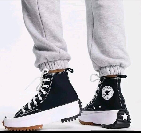 Chaussures montantes noir et blanc