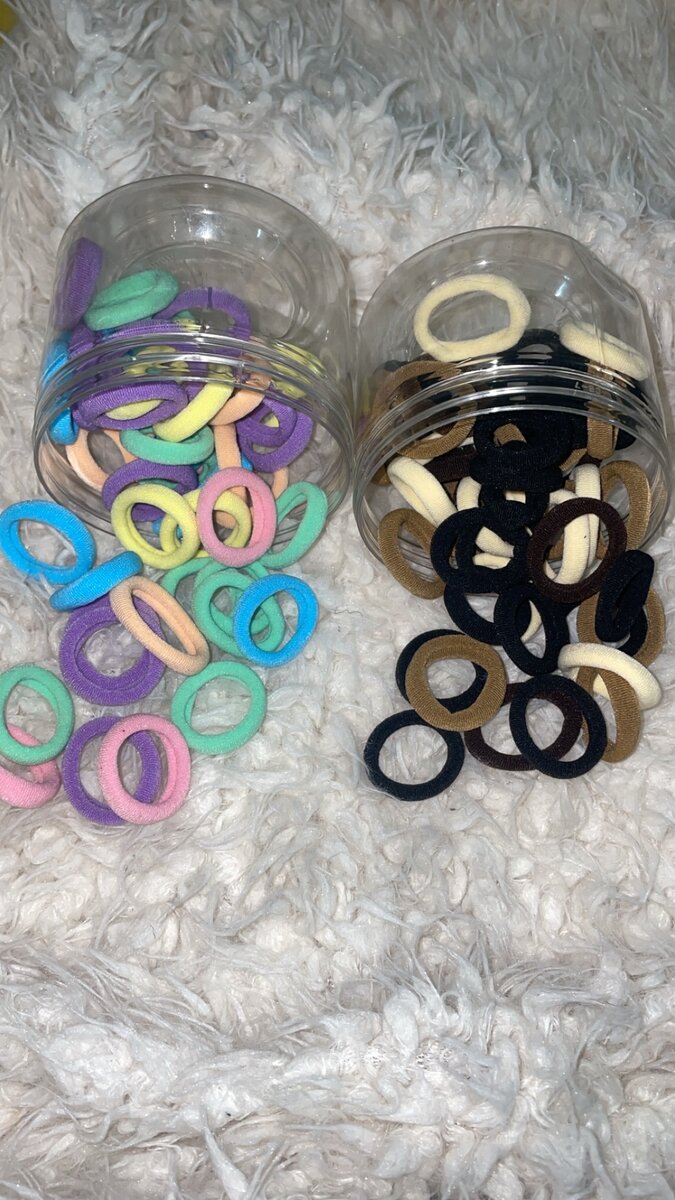 Élastiques à cheveux colorés