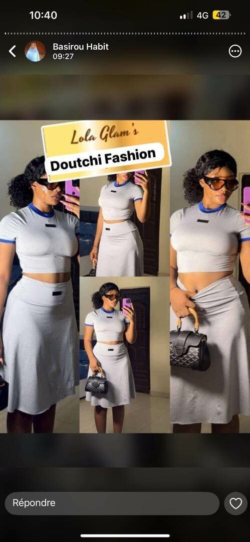 Robe rayée élégante