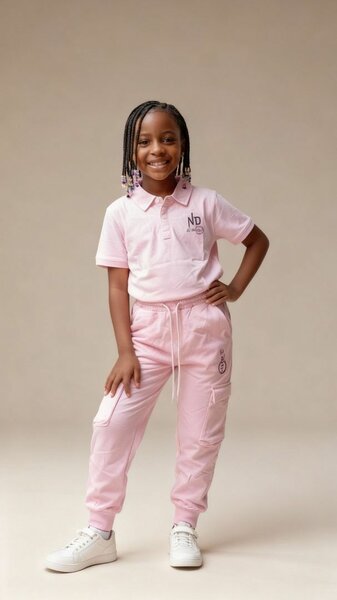 Ensemble rose pour fille