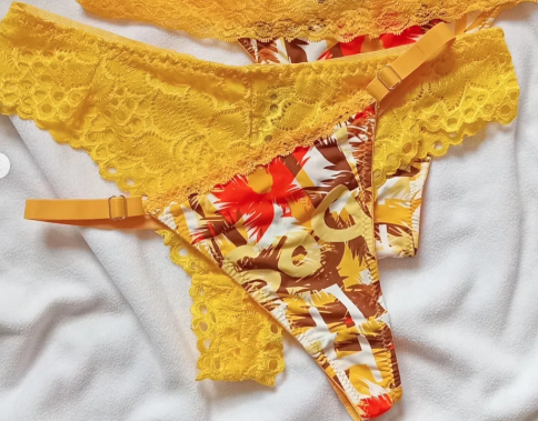 ropa interior de moda couleur jaune