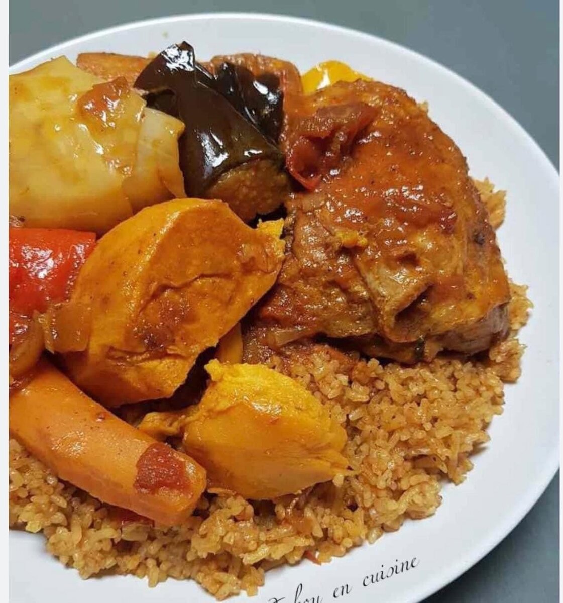 Tchep et riz au soumbara