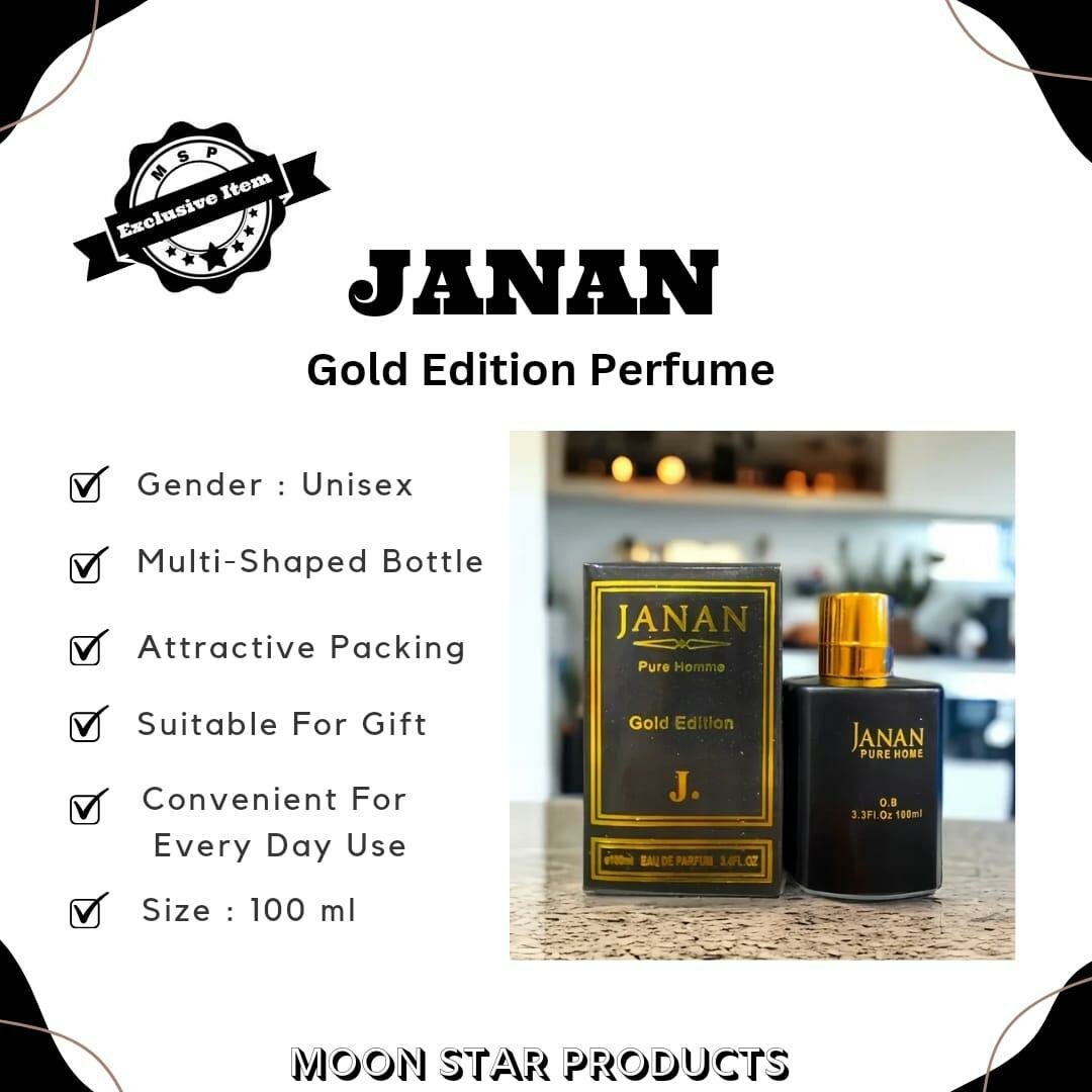 Janan Gold Edition unisex Perfume 100ml