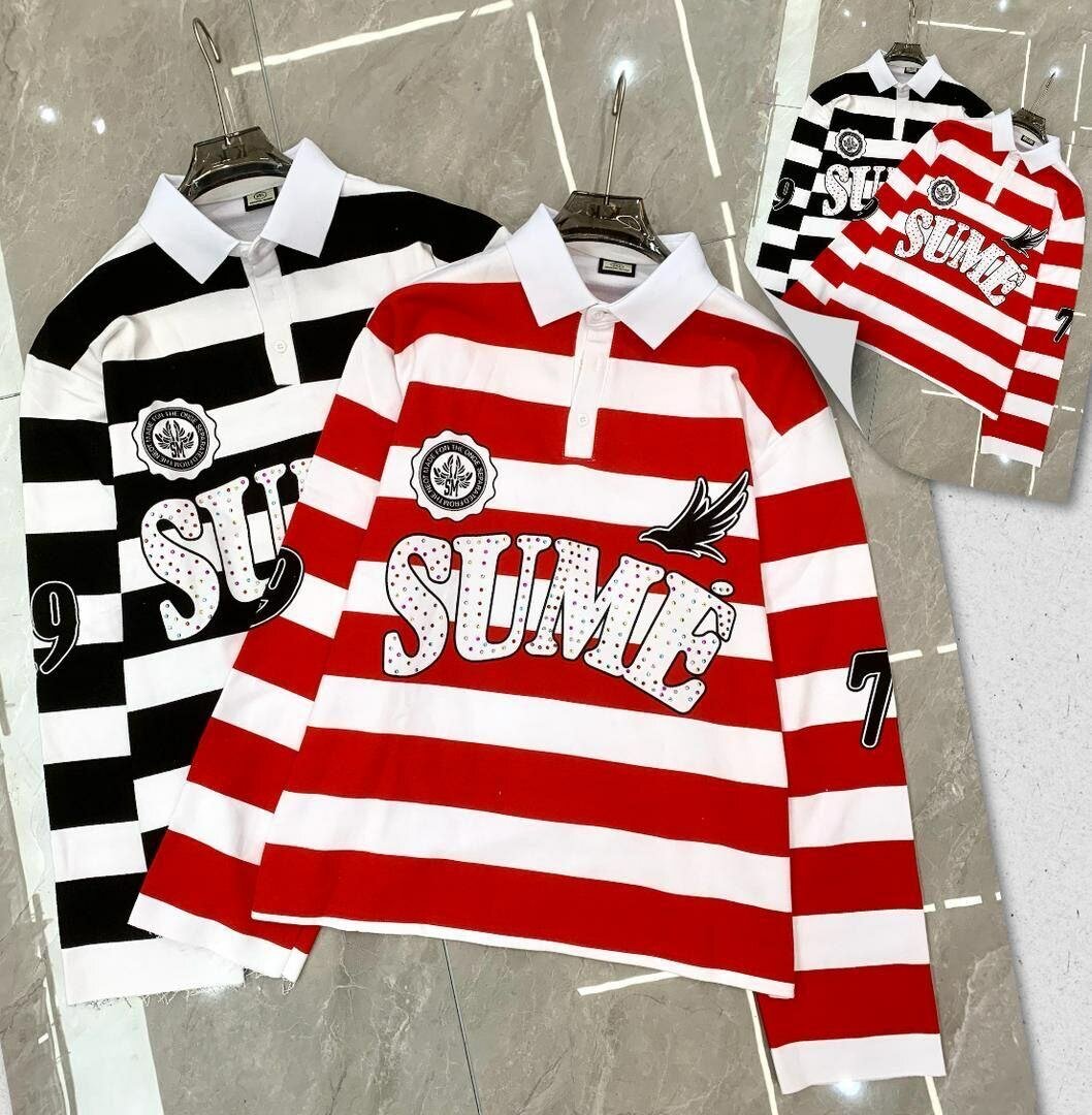 Pull Rayé Graphique