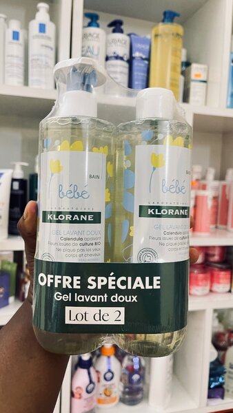 Gel Lavant Doux Bébé - Lot de 2
