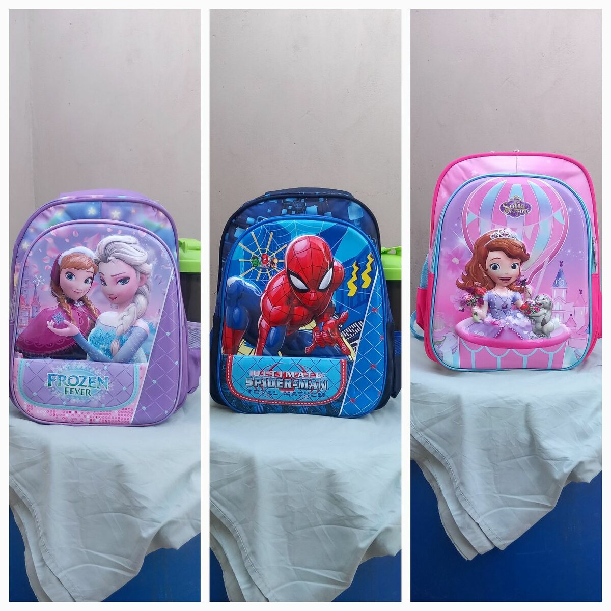 Kids charachter school bags