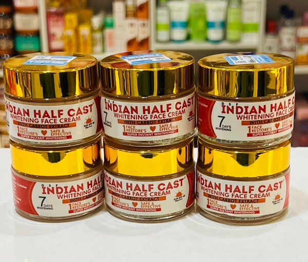 Indian halfcast whitening  face cream