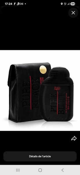 Parfum Homme Pure Black