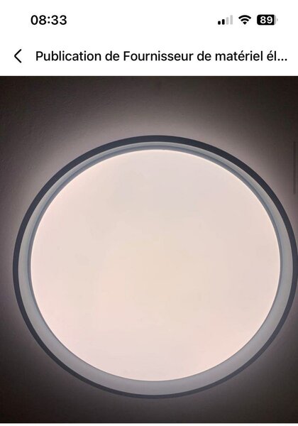 Plafonnier LED moderne