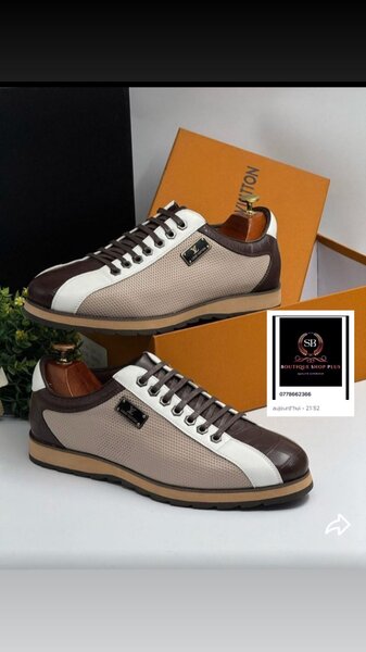 Chaussures décontractées en cuir