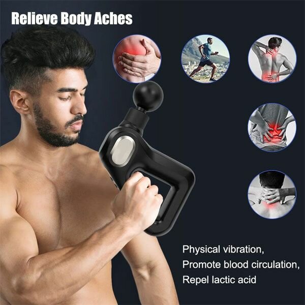 Massage musculaire après l'exercice, soulage les raideurs e