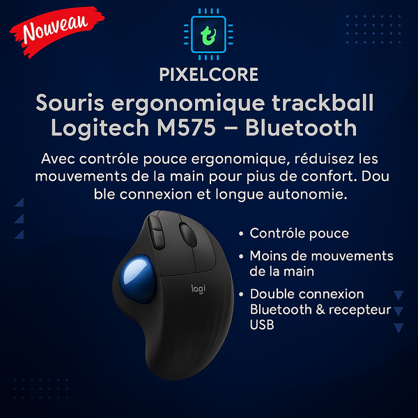 Souris ergonomique M575