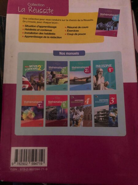 Manuel Mathématiques 1ère