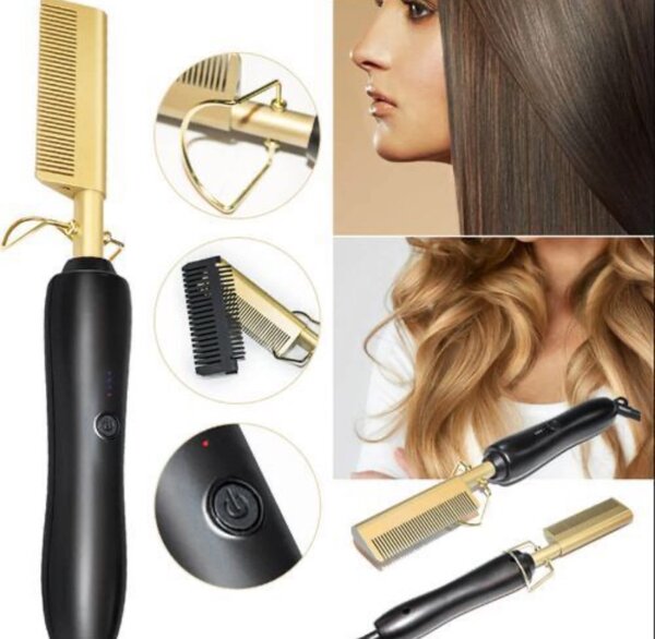 Peigne Chauffant Électrique Cheveux