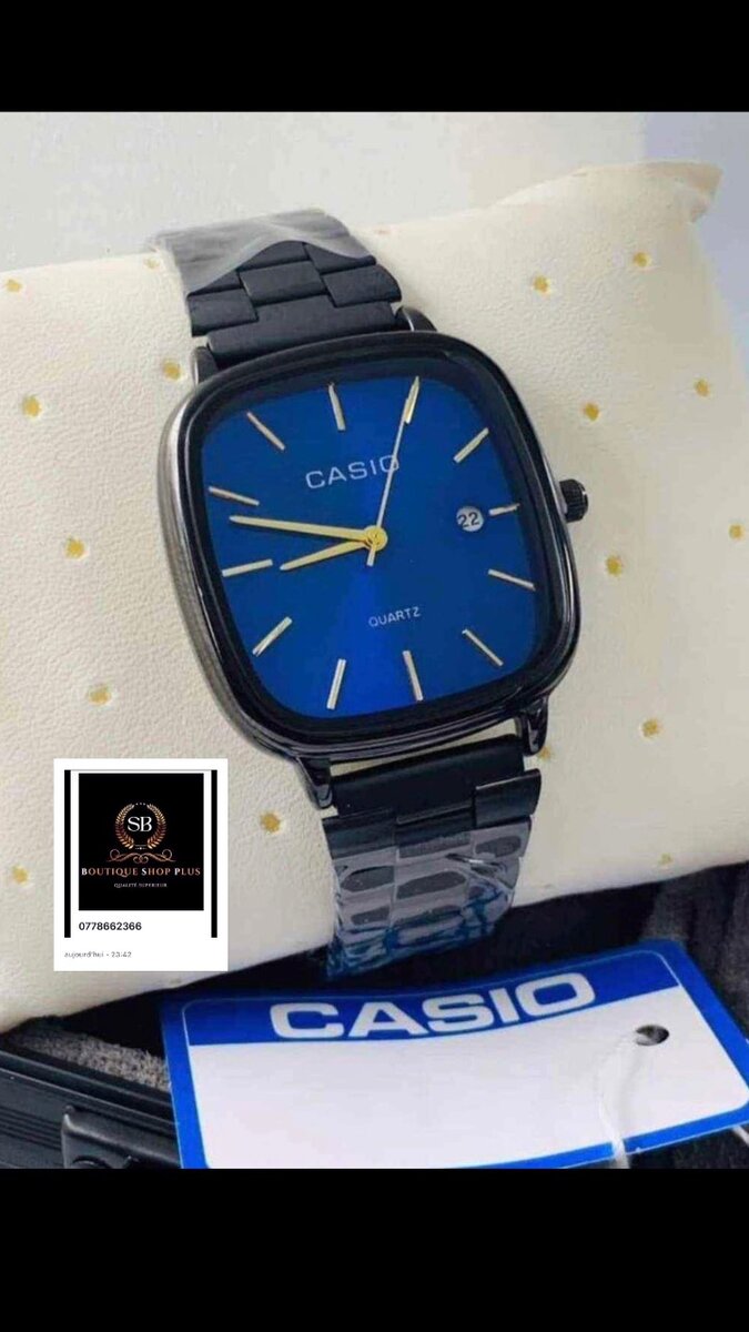 Montre Casio édifice authentique en acier